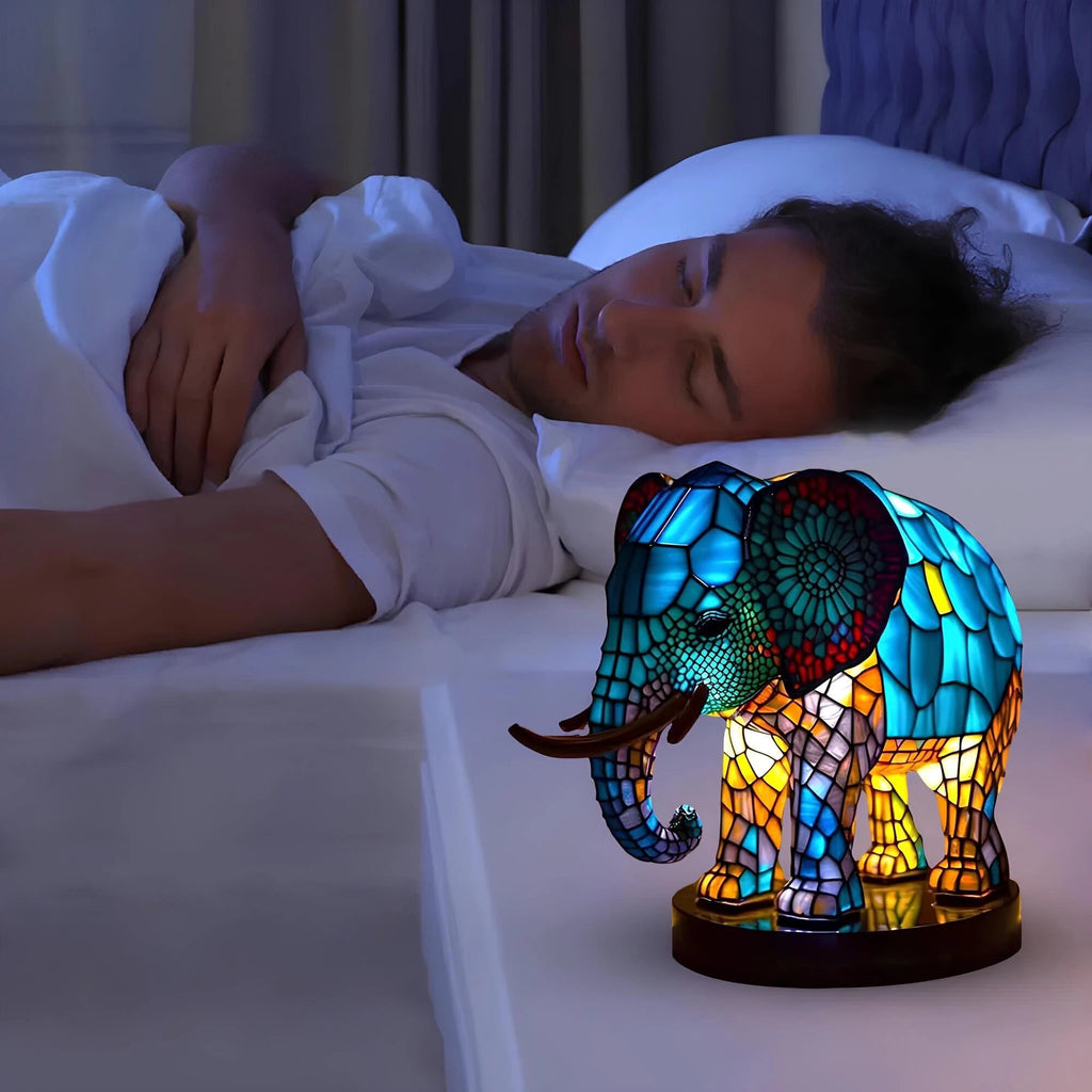 MEELANO Farverig Glas Drage Skulptur - Håndlavet Boligindretning Ornament