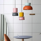 MEELANO Farverig Og Trendy Macaron LED Pendellampe Til Hjemmet Med Farvet Lysdesign Og Moderne Indretning LED