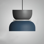 MEELANO Farverig Og Trendy Macaron LED Pendellampe Til Hjemmet Med Farvet Lysdesign Og Moderne Indretning LED Gråblå