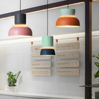 MEELANO Farverig Og Trendy Macaron LED Pendellampe Til Hjemmet Med Farvet Lysdesign Og Moderne Indretning LED