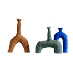 MEELANO Fayla Keramikvase Kollektion – Abstrakt Vase i Unikt Design & Naturlig Overflade