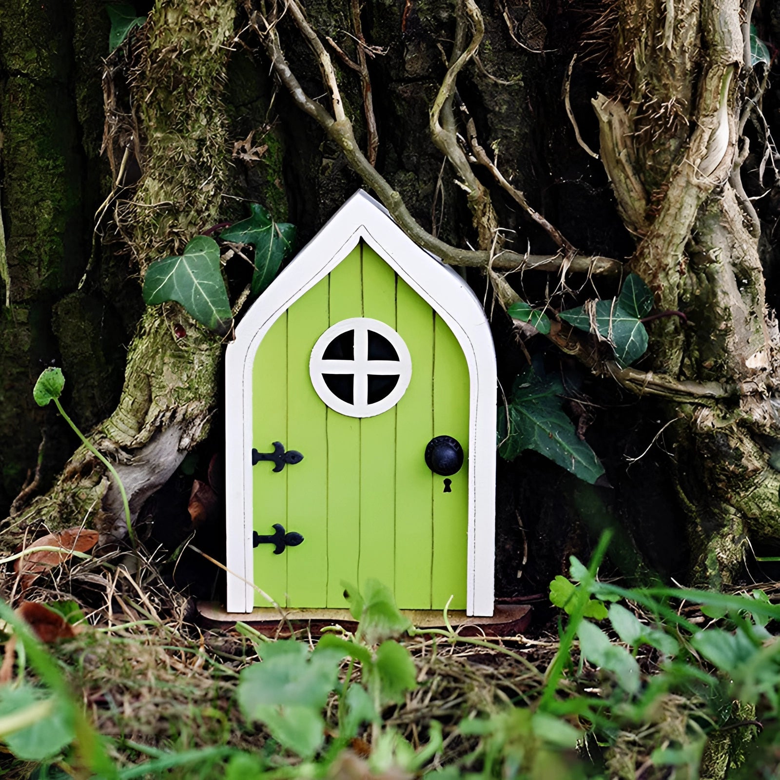 MEELANO Fehavedør - Miniature Fortryllet Trædekoration & Tilbehør