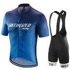 MEELANO Cykeltøj Sæt til Mænd Sommer – Åndbar Cykeltrøje og Bibshorts, Hurtigtørrende, 21 Designs, S–2XL – Hommes Sæt R XL