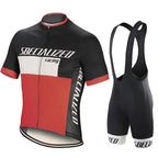 MEELANO Cykeltøj Sæt til Mænd Sommer – Åndbar Cykeltrøje og Bibshorts, Hurtigtørrende, 21 Designs, S–2XL – Hommes