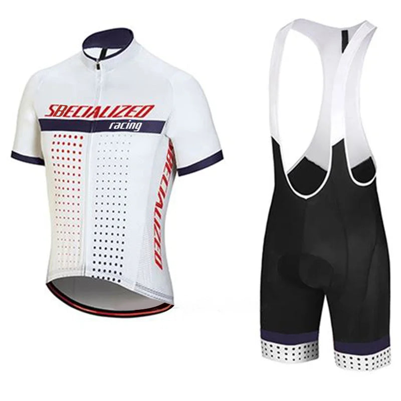 MEELANO Cykeltøj Sæt til Mænd Sommer – Åndbar Cykeltrøje og Bibshorts, Hurtigtørrende, 21 Designs, S–2XL – Hommes Sæt N
