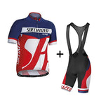 MEELANO Cykeltøj Sæt til Mænd Sommer – Åndbar Cykeltrøje og Bibshorts, Hurtigtørrende, 21 Designs, S–2XL – Hommes Sæt I