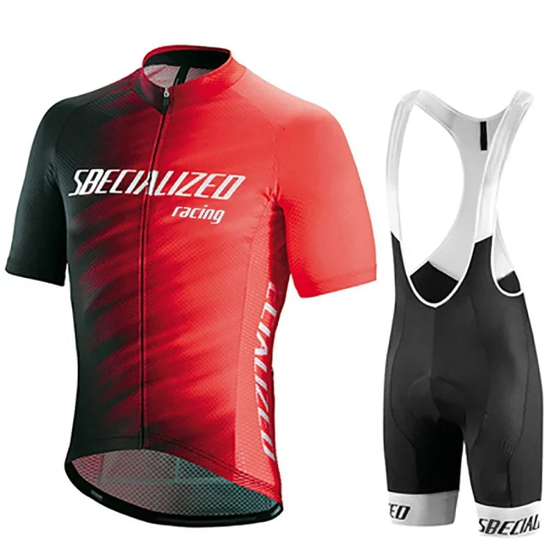 MEELANO Cykeltøj Sæt til Mænd Sommer – Åndbar Cykeltrøje og Bibshorts, Hurtigtørrende, 21 Designs, S–2XL – Hommes