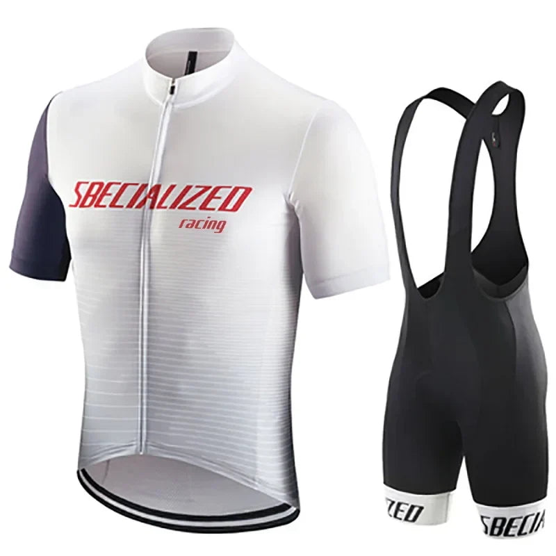 MEELANO Cykeltøj Sæt til Mænd Sommer – Åndbar Cykeltrøje og Bibshorts, Hurtigtørrende, 21 Designs, S–2XL – Hommes