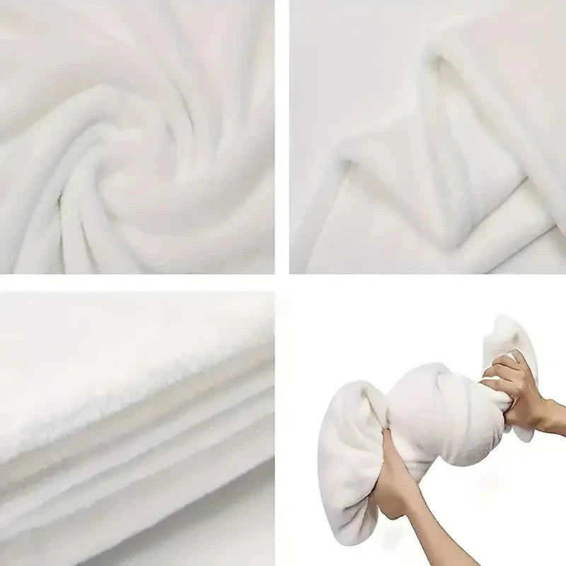 MEELANO Flanell Dækken Med Pizzamønster Blød Og Varm 150x200 Cm