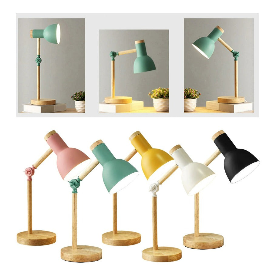 MEELANO Justerbar Skrivebordslampe Skandinavisk Stil Og Varme