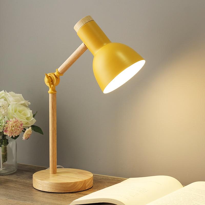 MEELANO Justerbar Skrivebordslampe Skandinavisk Stil Og Varme