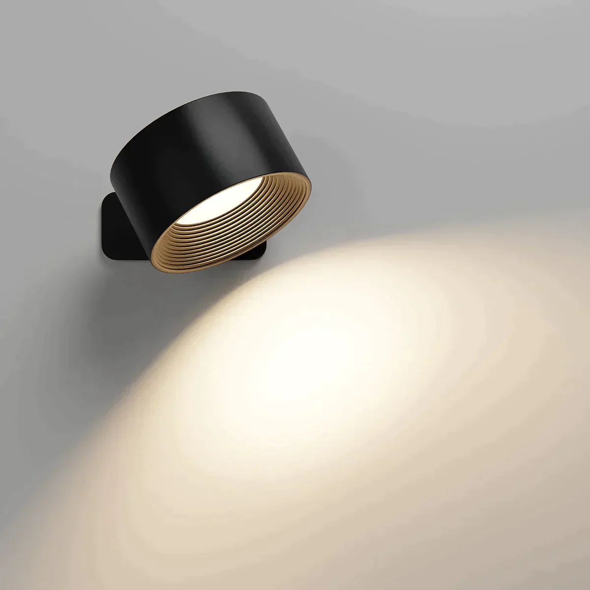 MEELANO Flexilight Trådløs Væglampe – LED Lys med Touch, USB Opladning & 360° Rotation