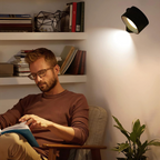 MEELANO Flexilight Trådløs Væglampe – LED Lys med Touch, USB Opladning & 360° Rotation