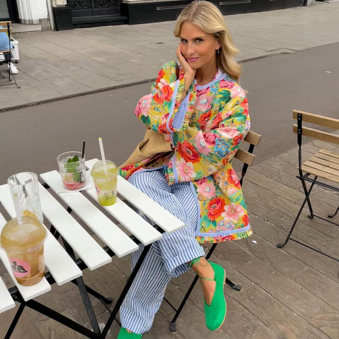 MEELANO Stilfuld Jakke Til Forår Og Efterår Moderne Dame Jakke