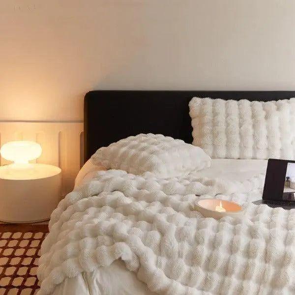 MEELANO Varmedækken Uden Strøm Til Vinteren Krammedækken Til Hygge Og Afslapning