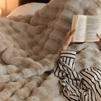 MEELANO Varmedækken Uden Strøm Til Vinteren Krammedækken Til Hygge Og Afslapning Khaki