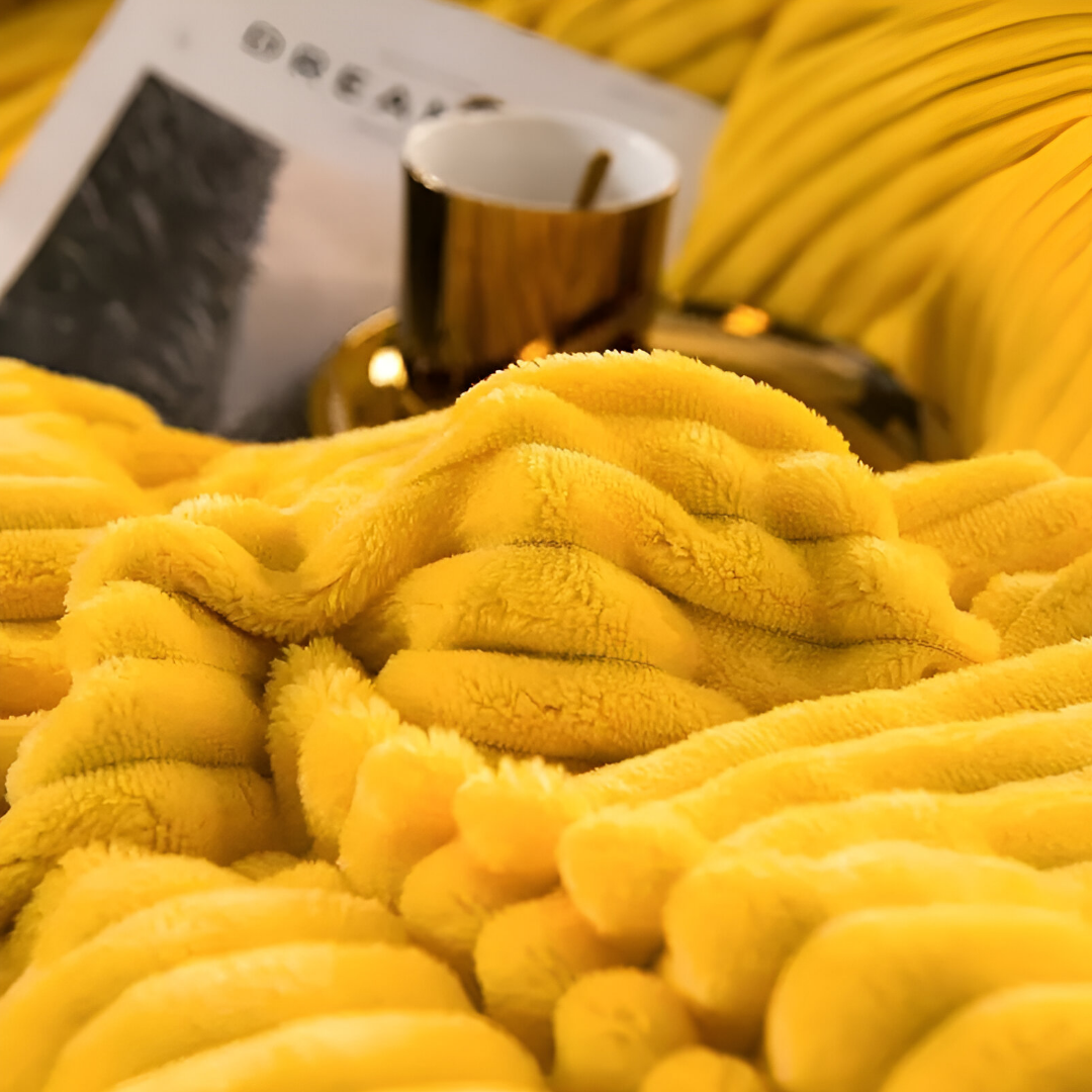 MEELANO Fluffy Dekbedovertrek i Fleece og Mikrofiber – Året Rundt Komfort