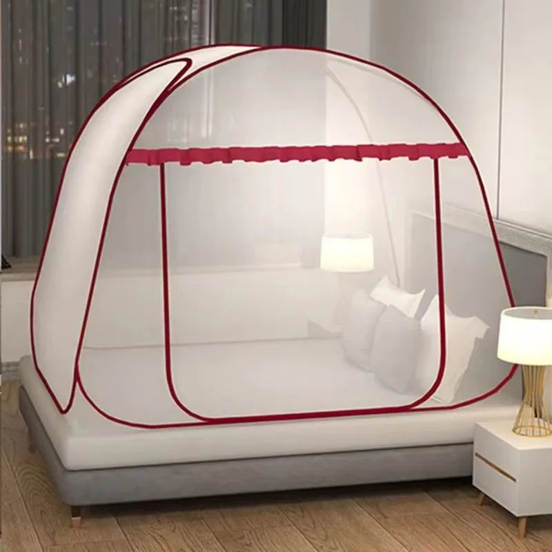 MEELANO Foldbart myggenet Myggenet til åndbart sengenet til camping