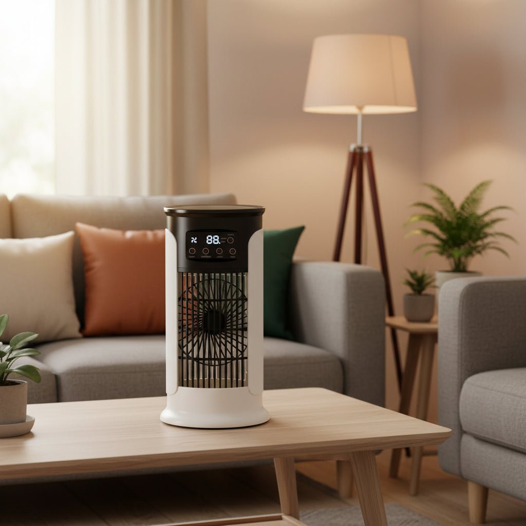 FreshWind 3-i-1 Luftkøler med Luftfugter og LED 2