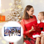 MEELANO Julekalender med Plysnisser – Håndlavet Genbrugelig Stofkalender med 3 Plysnisser & 21 Overraskelser, 3 Varianter