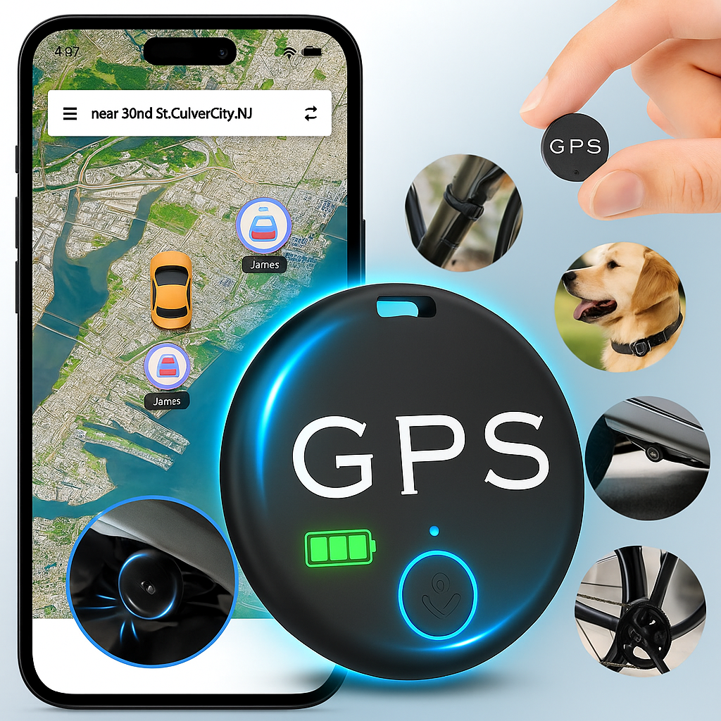 MEELANO GPS Tracker Magnetisk Bil Og Kjæledyr Enhed Sporing