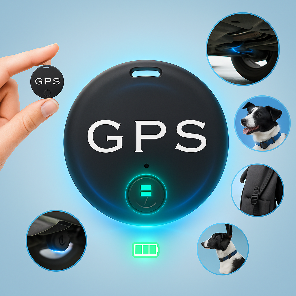 MEELANO GPS Tracker Magnetisk Bil Og Kjæledyr Enhed Sporing