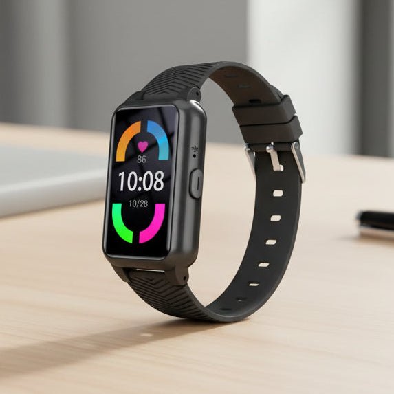 MEELANO GPS Smartwatch til Ældre med Faldregistrering & SOS-knap – 4G Lokaliseringsur med Alarm til Kontakter, 4 Farver