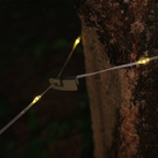MEELANO LED-Campinglampe – Genopladelig Bærbar Lyskæde med USB-C & Krog, 10 m
