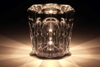 MEELANO Genopladelig LED krystal diamant bordlampe