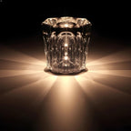 MEELANO Genopladelig LED krystal diamant bordlampe Decrux