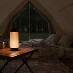 MEELANO Genopladeligt campinglygtesæt - Bærbar LED-teltlampe og lommelygte