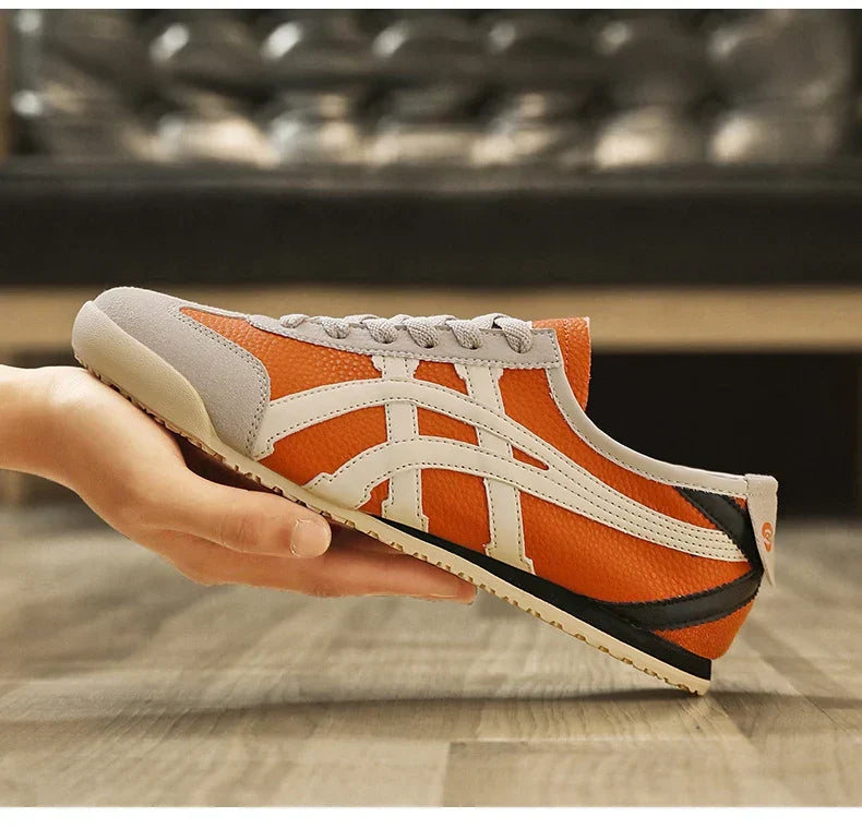 MEELANO Geometriske sommersneakers med gummisål til kvinder og mænd