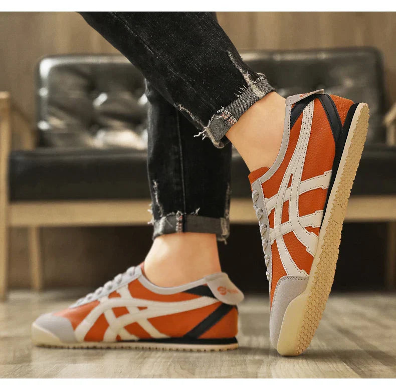 MEELANO Geometriske sommersneakers med gummisål til kvinder og mænd
