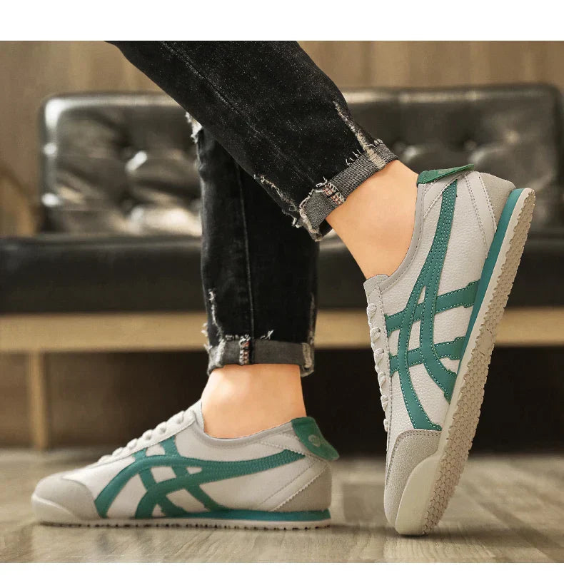 MEELANO Geometriske sommersneakers med gummisål til kvinder og mænd