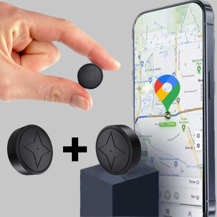 MEELANO Mini Magnetisk GPS-tracker Til Bil Med Live Overvågning Default