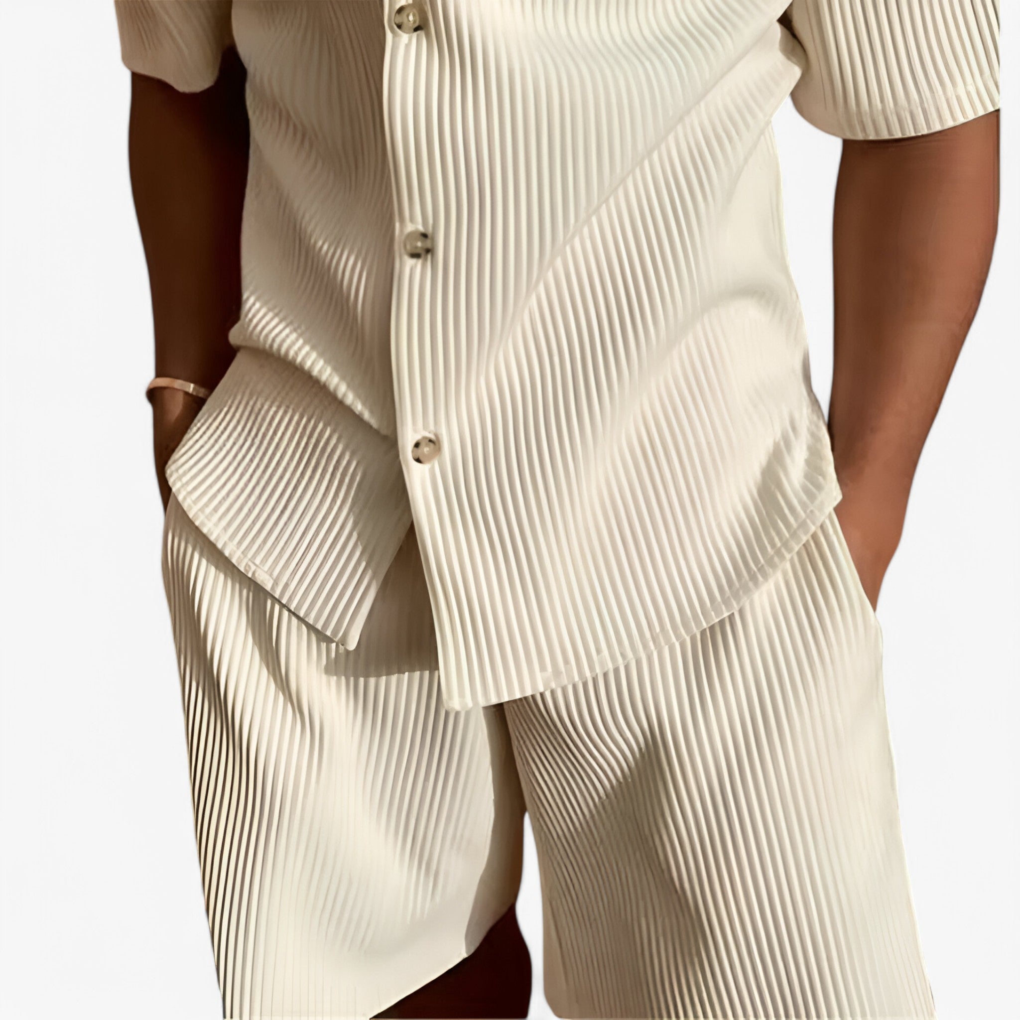 MEELANO Hommes | Polo Jakkesæt i Fløjl – Casual Stil & Blødt Materiale til Hverdagen