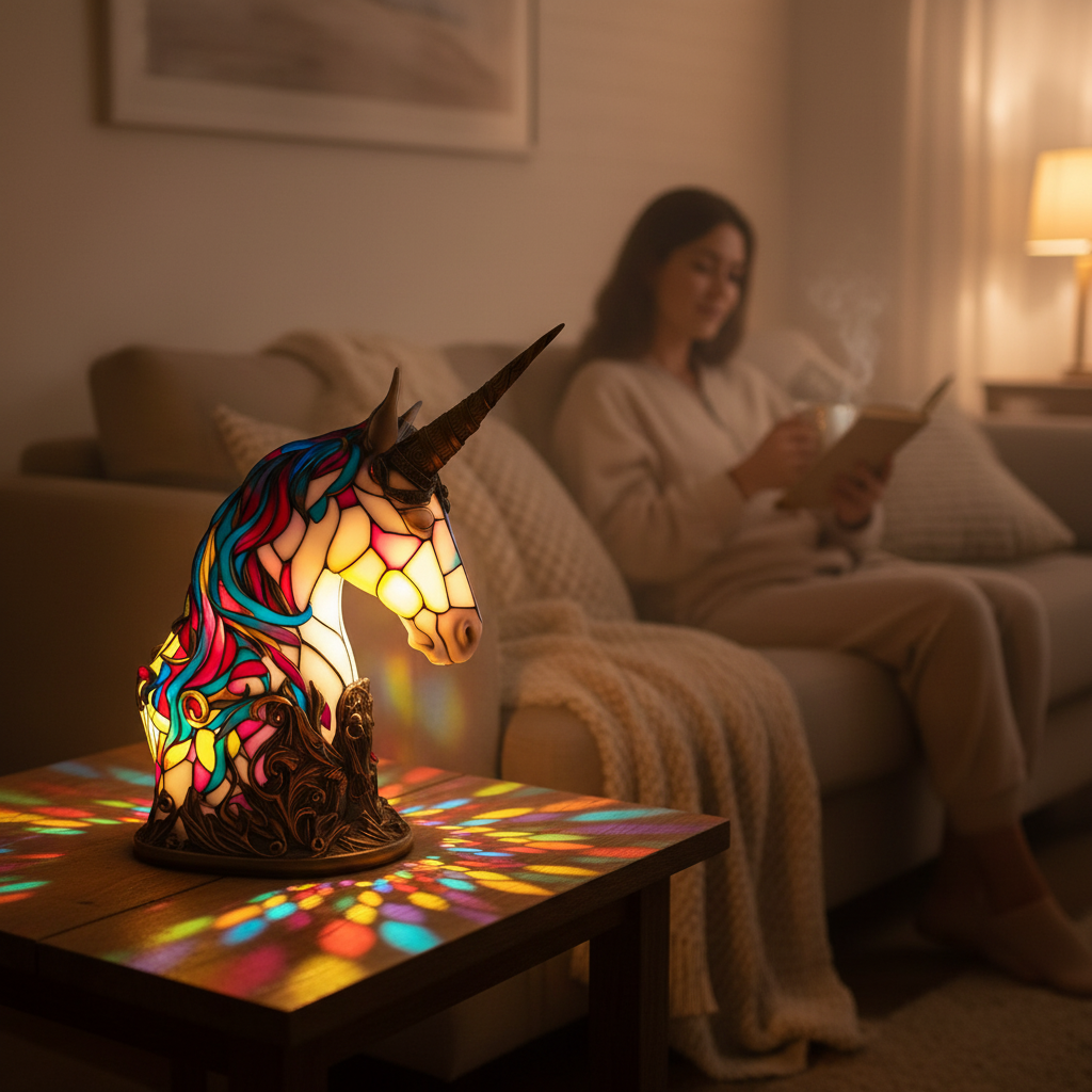 MEELANO GlassGlow | Dæmpbar designlampe med LED og kunstnerisk finish