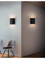 MEELANO Moderne LED Væglampe Med Kunstnerisk Harpiksdesign Hjemmet