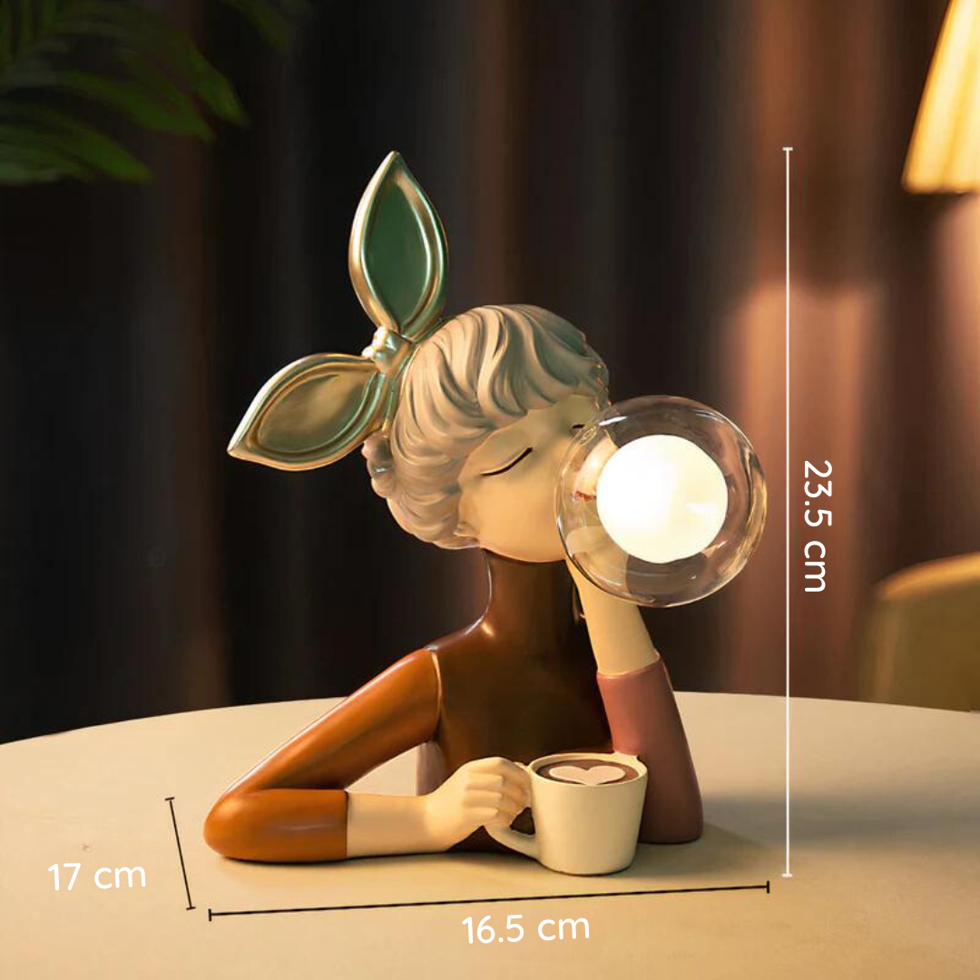 MEELANO GlowGum | Unik og Hyggelig Bordlampe Lily