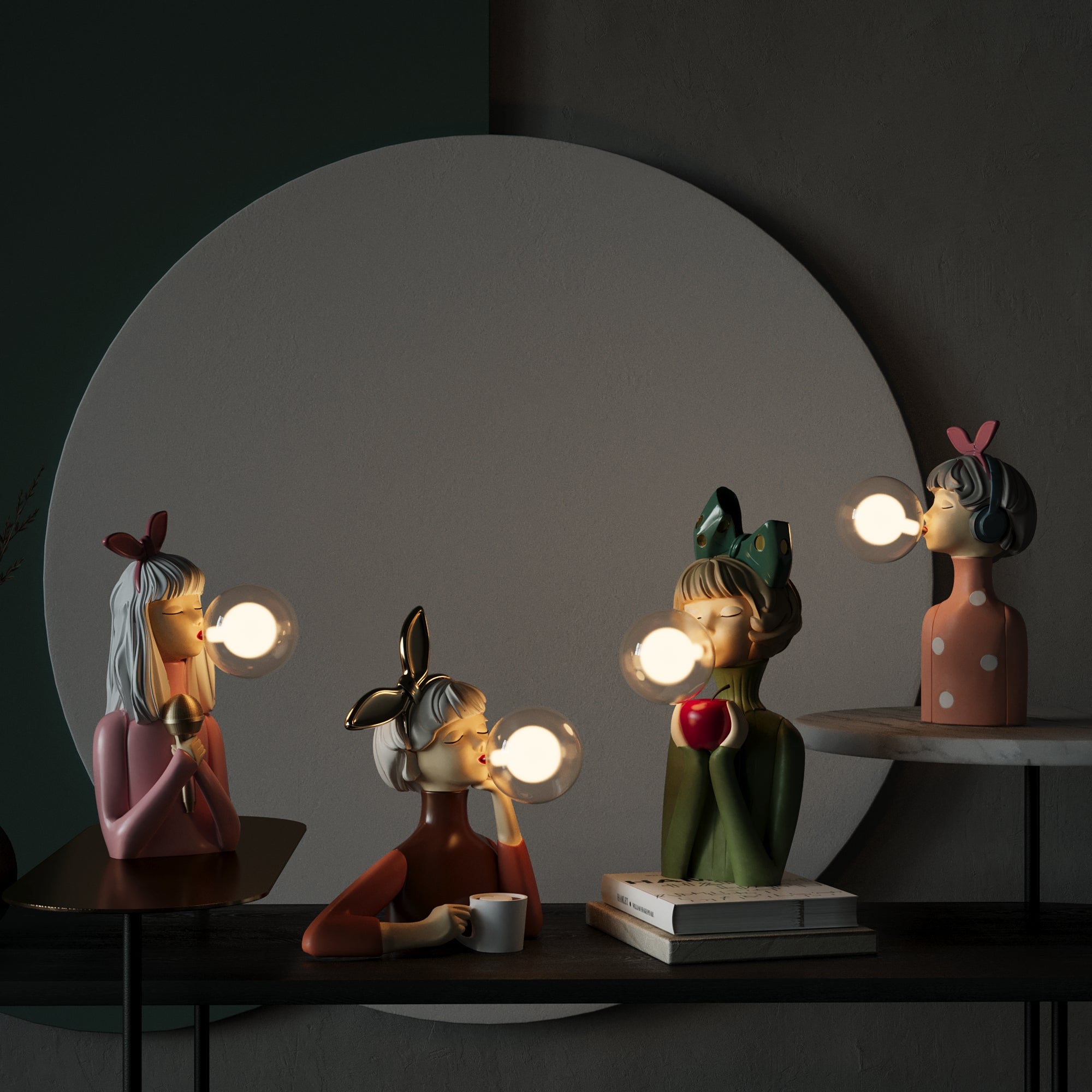 MEELANO GlowGum | Unik og Hyggelig Bordlampe