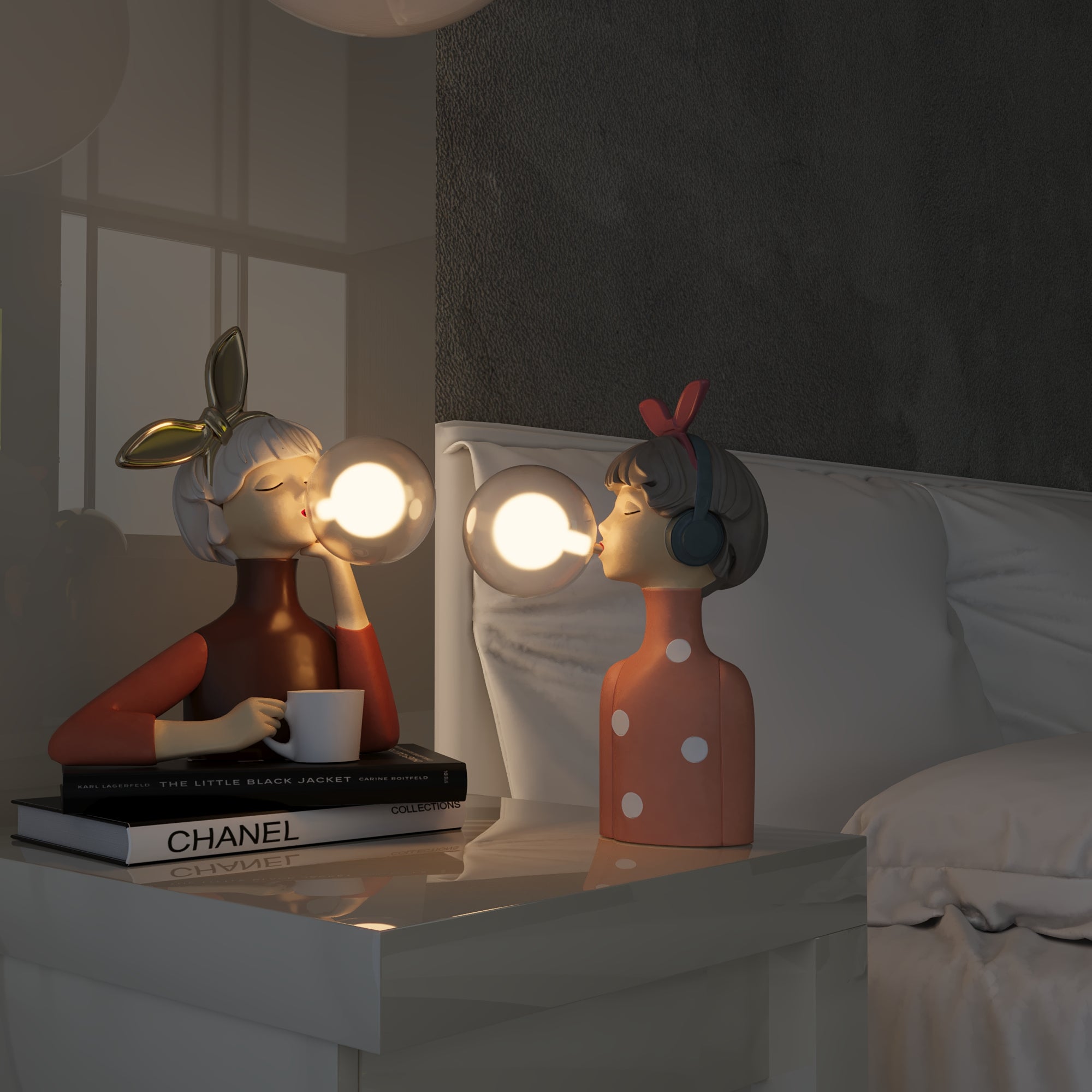 MEELANO GlowGum | Unik og Hyggelig Bordlampe