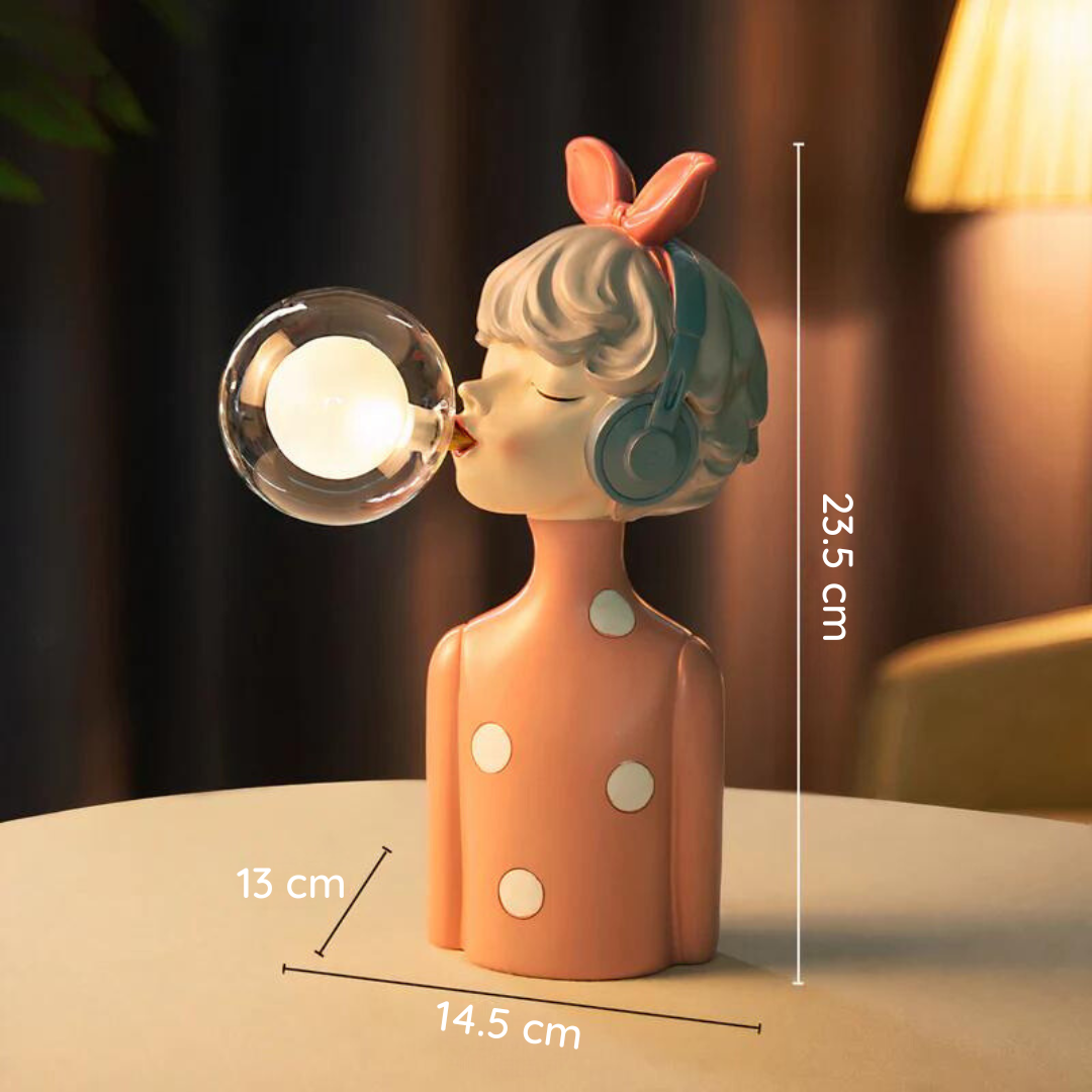 MEELANO GlowGum | Unik og Hyggelig Bordlampe Maisie