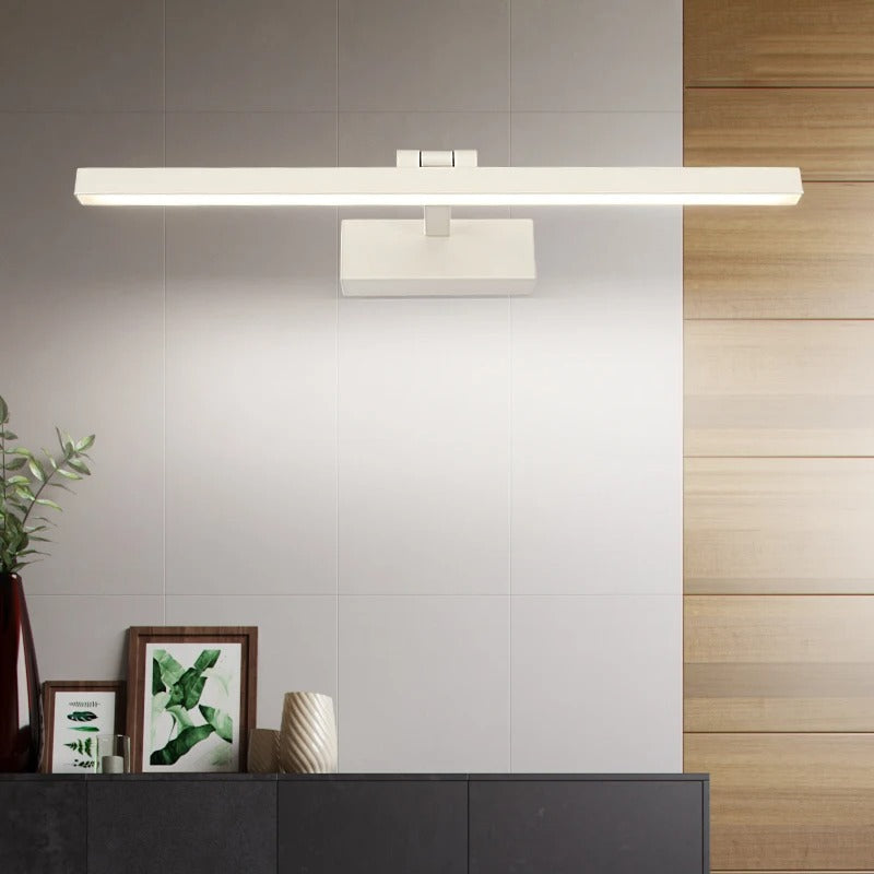 MEELANO Goldie væglampe – moderne vandtæt LED lampe til badeværelse og køkken Hvid