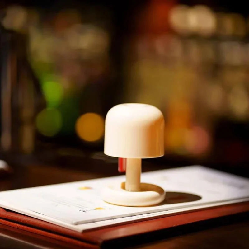 MEELANO Grampians Glow bærbar lampe – USB genopladelig solnedgangslampe med varm og romantisk glød