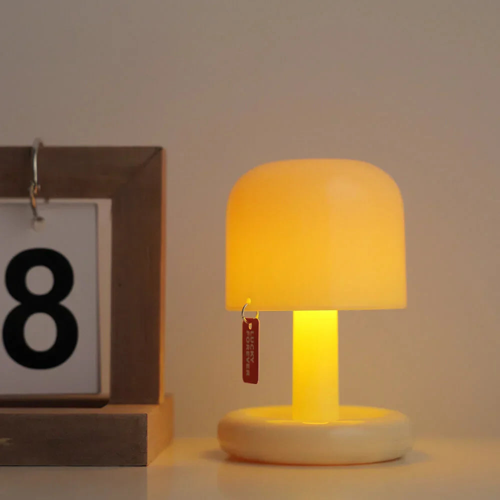 MEELANO Grampians Glow bærbar lampe – USB genopladelig solnedgangslampe med varm og romantisk glød