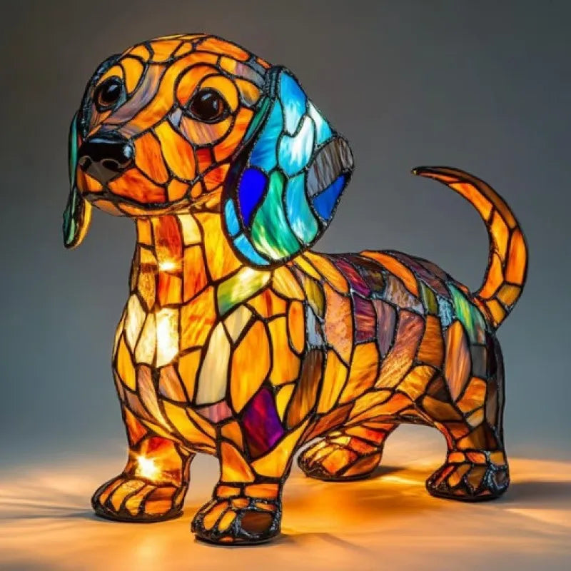 MEELANO Gravhund Kunstneriske Figurer Dekorationsfigur