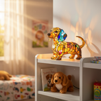 MEELANO Gravhund Kunstneriske Figurer Dekorationsfigur