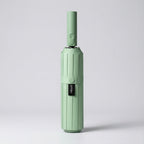 MEELANO Automatisk Paraply 113 cm med Omvendt Foldning – Vindbestandig Stor Paraply med 40 Ribber – 8 Farver Lysegrøn