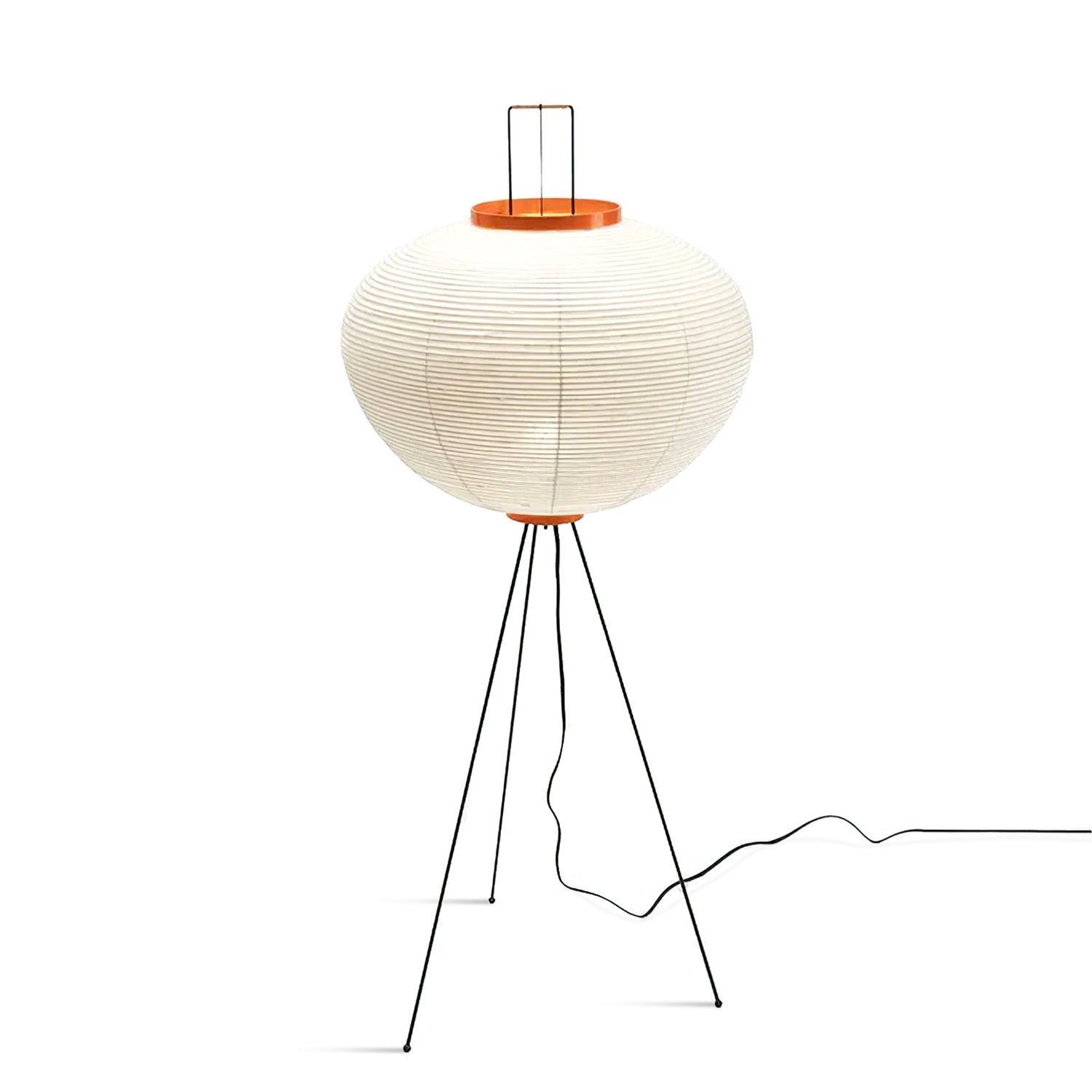 MEELANO Gulvlampe med rispapir – Blødt lys & minimalistisk charme Akari 10A: ∅ 19 2″ Diameter 50 cm x H 120 cm