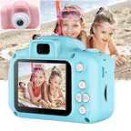 MEELANO ToyCam HD – Digitalkamera til Børn 1080p med Foto & Video, Stødsikkert Cover, inkl. 16GB Kort, Pink eller Blå